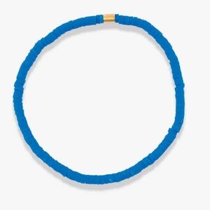 PURA VIDA Atlantic Blue Cabrillo Vinyl Disc Stretch Bracelet